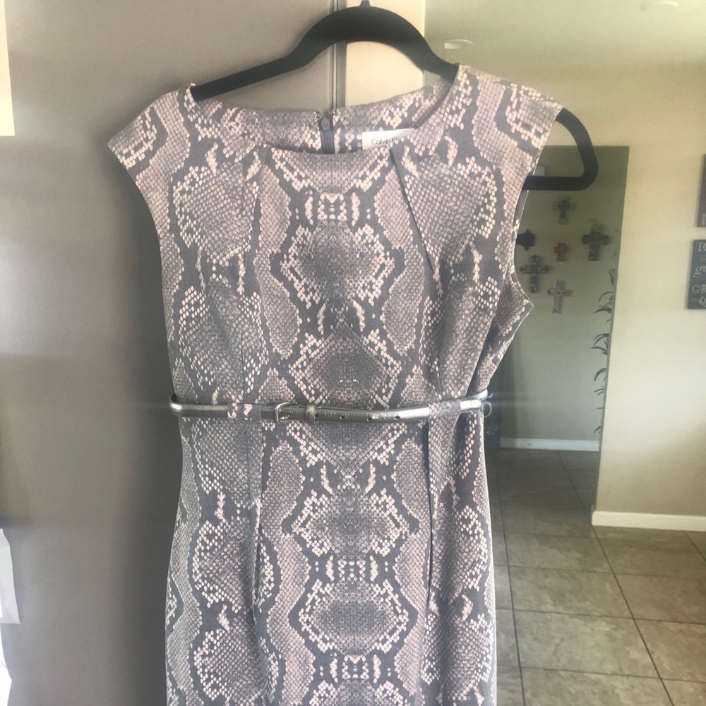 Calvin Klein snake skin dress 👗